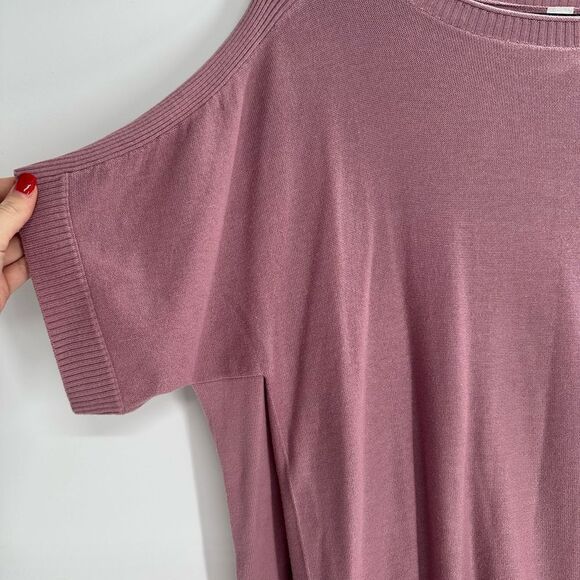 Lululemon Be At Ease Cashmere Blend Poncho Sweater One Size Pink Taupe - Picture 3 of 8